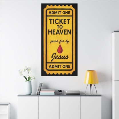 "The Golden Ticket", Matte Canvas Fine Art Print
