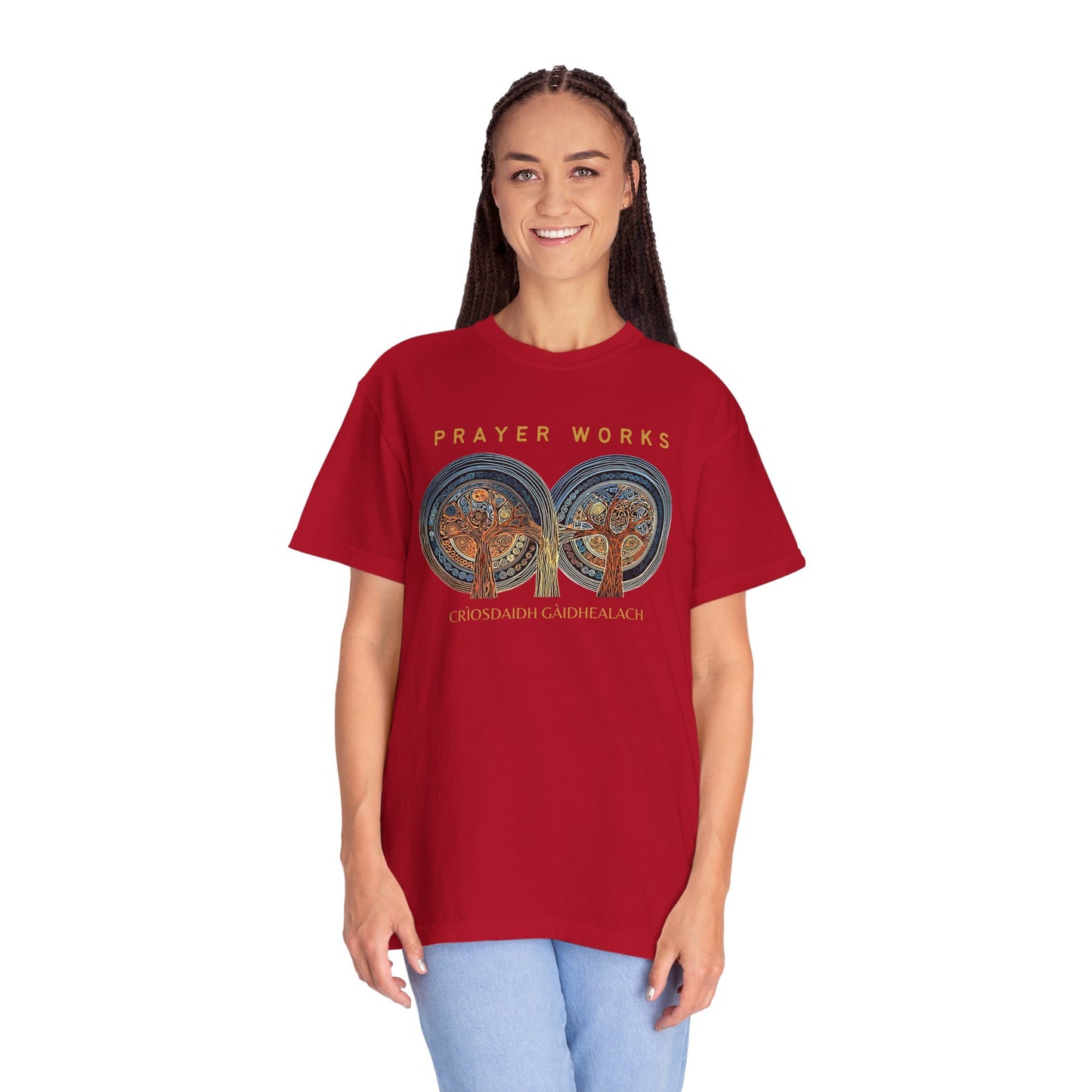 "Prayer Works - Criosdaidh Gàidhealach", Unisex T-shirt